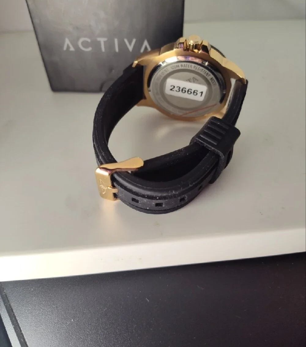 Activa Black and Gold Men’s Sport Watch *NICE*